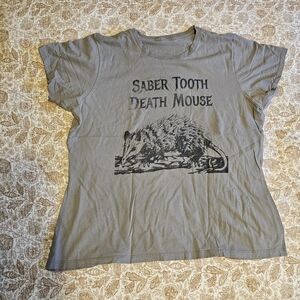 Saber Tooth Death Mouse Tee